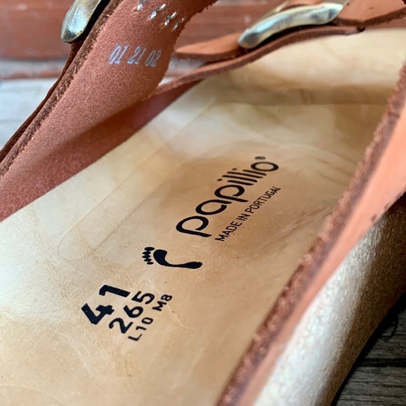 BIRKENSTOCK PAPILLIO New Gabriel Platform Chunky Sole Leather Sandals Size 41 - Picture 5 of 9